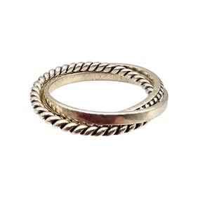 Sterling Silver Triple Band Ring Size 5.5 3.2 G