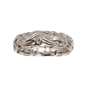 QG Sterling Silver Ring Size 5.75 3.6 G