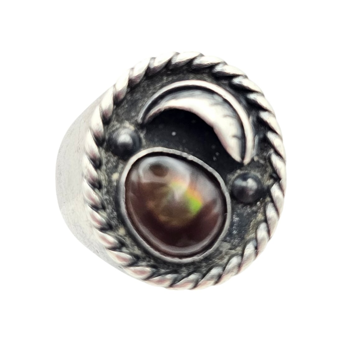 Southwestern Opal Sterling Silver Ring Size 9 17.5 G (1 of 4)