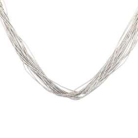 Southwestern Liquid Sterling Silver Necklace