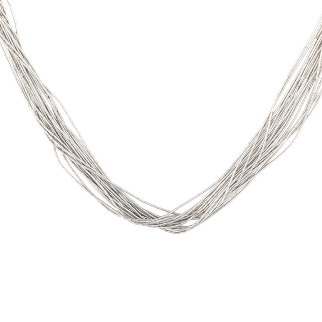 Southwestern Liquid Sterling Silver Necklace (1 of 5)