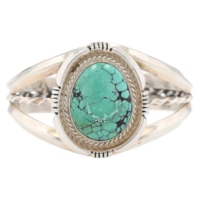 Marie Morgan Sterling Turquoise Cuff Bracelet