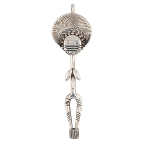Charlene Biesel Sterling Fertility Goddess Pendant