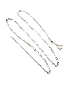 Sterling Silver Cable Chain Necklace 2.4 G