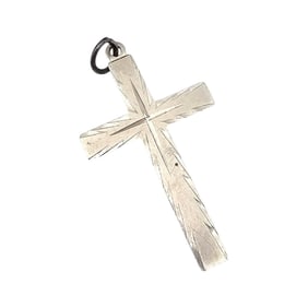 TK Sterling Silver Cross Pendant 3.1 G