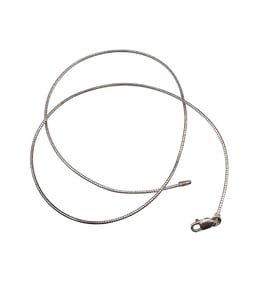 Sterling Silver Necklace 6.1 G 16 Inches Long