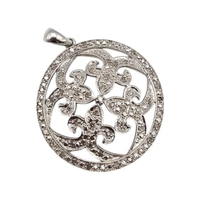 ZRW Diamond Sterling Silver Pendant 5.8 G
