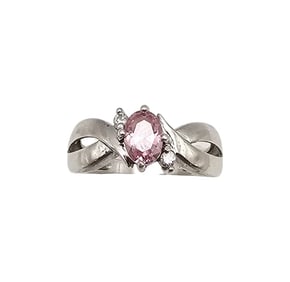 Ross Simons Cubic Zirconia Sterling Silver Cocktail Ring Size 8.5 3.4 G