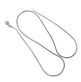 Sterling Silver Snake Chain Necklace 4.5 G