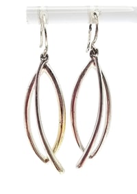 Sterling Silver Dangle Earrings 5.9 G