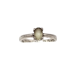 Ross Simons Aquamarine Sterling Silver Cocktail Ring Size 6.75 2.3 G