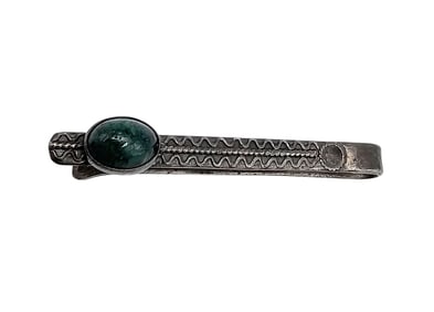 Israel Jasper Sterling Silver Tie Clip 4.1 G