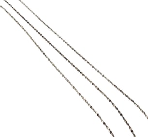 Sterling Silver Serpentine Chain Necklace 7.8 G