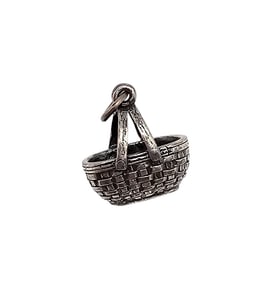 Longaberger Sterling Silver Basket Charm 2.1 G