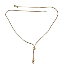Italy Milor Gold Over Sterling Silver Necklace 8.9 G