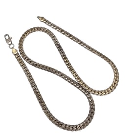 Sterling Silver Cuban Chain Necklace 25.7 G
