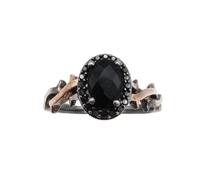 Disney Cushion Cut Rhinestone Sterling Silver Cocktail Ring Size 7.5 2.9 G