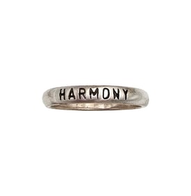 WJ Sterling Silver Harmony Ring Size 6.75 2.6 G