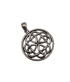 Sterling Silver Celtic Knot Pendant 4.2 G