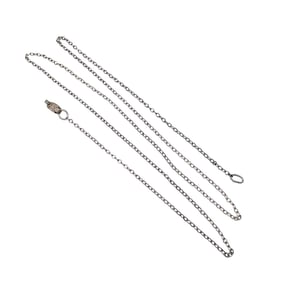 Sterling Silver Cable Chain Necklace 1.1 G