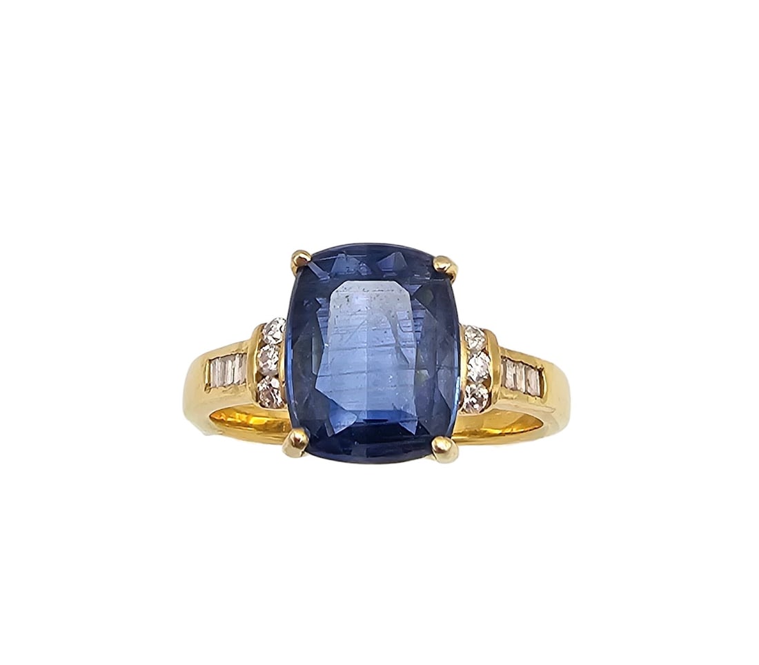 D'Joy Topaz Gold Over Sterling Silver Cocktail Ring Size 9.5 4.9 G (1 of 4)