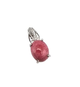 D'Joy Rhodonite Sterling Silver Pendant 1.6 G