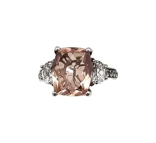 STS Topaz Sterling Silver Cocktail Ring Size 7.5 4.4 G