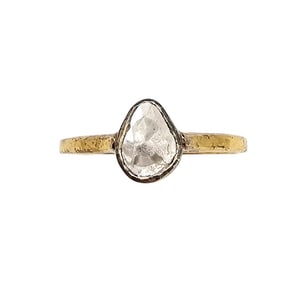 D'Joy Diamond Gold Over Sterling Silver Cocktail Ring Size 9.5 2.3 G