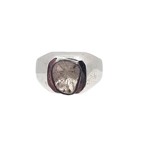 D'Joy Diamond Sterling Silver Cocktail Ring Size 9 8 G