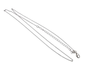 Sterling Silver Cable Chain Necklace 1.4 G