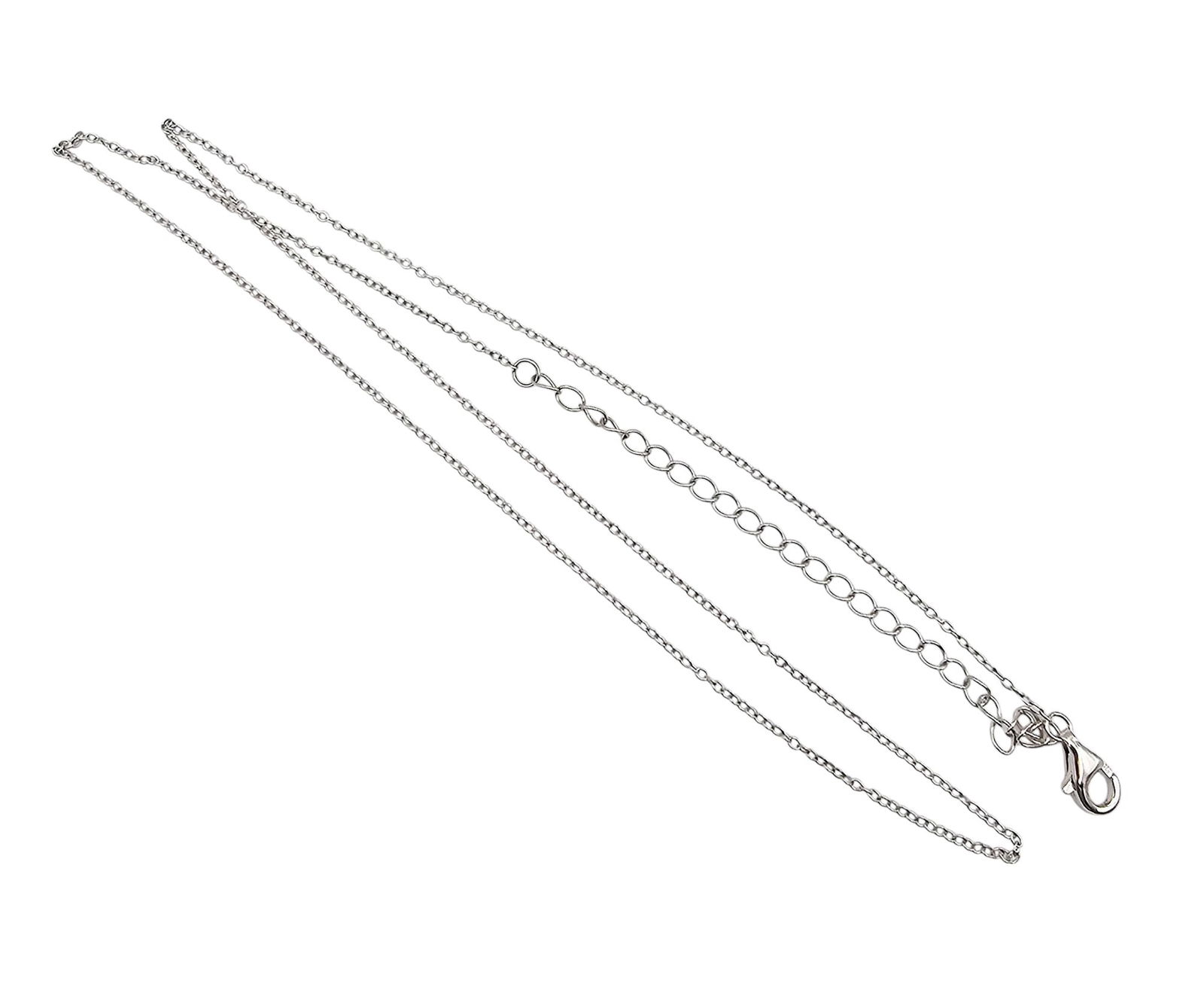 Sterling Silver Cable Chain Necklace 1.4 G (1 of 3)