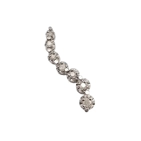 CJ Diamond Sterling Silver Pendant 2 G