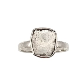 D'Joy Diamond Sterling Silver Cocktail Ring Size 10.5 4.4 G