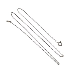 Sterling Silver Twist Chain Necklace 0.9 G