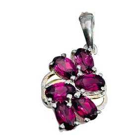 DJOY Garnett Sterling Pendant 1.57 G