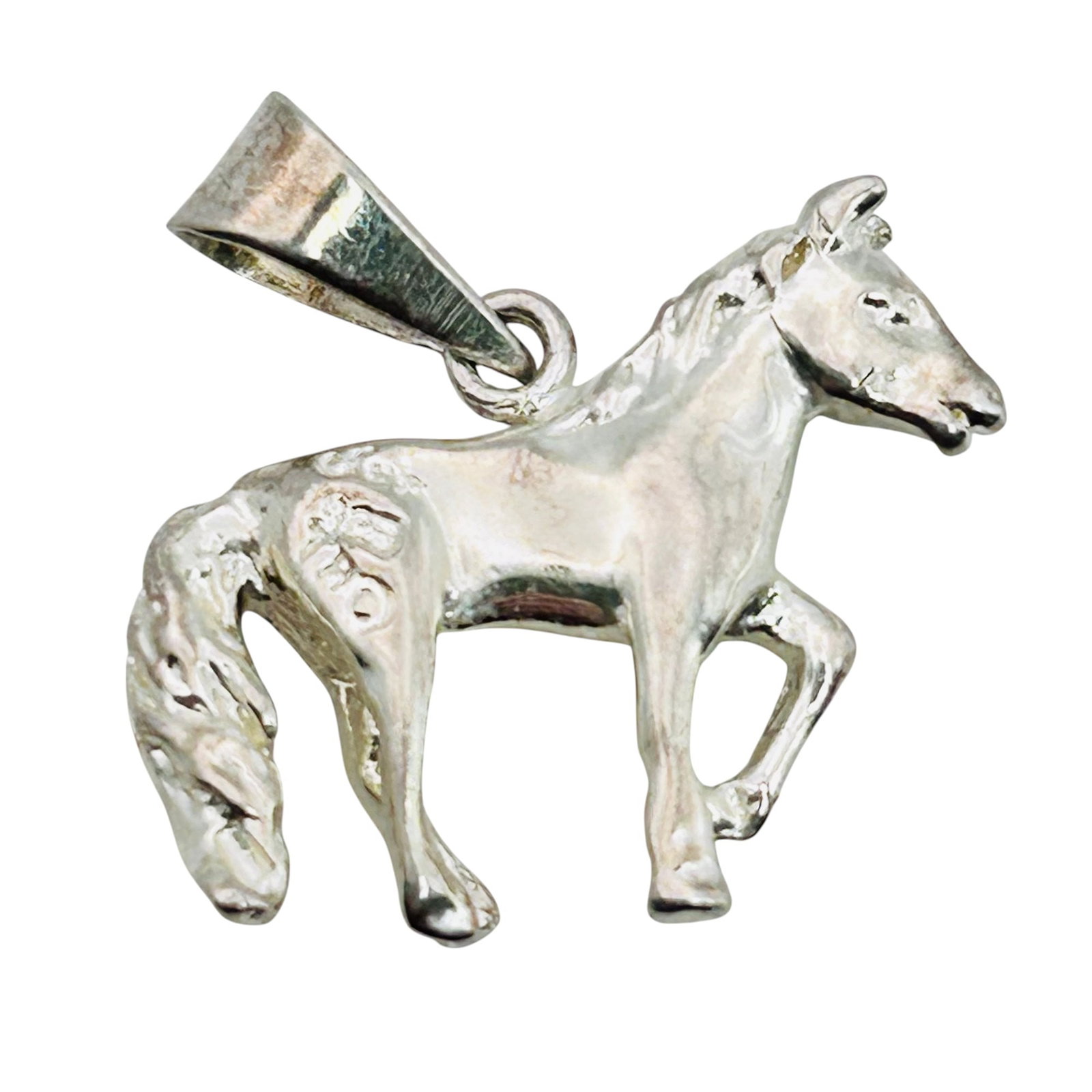 JET Sterling Horse Pendant 2.7 G: JET Sterling horse pendant 2.7 g