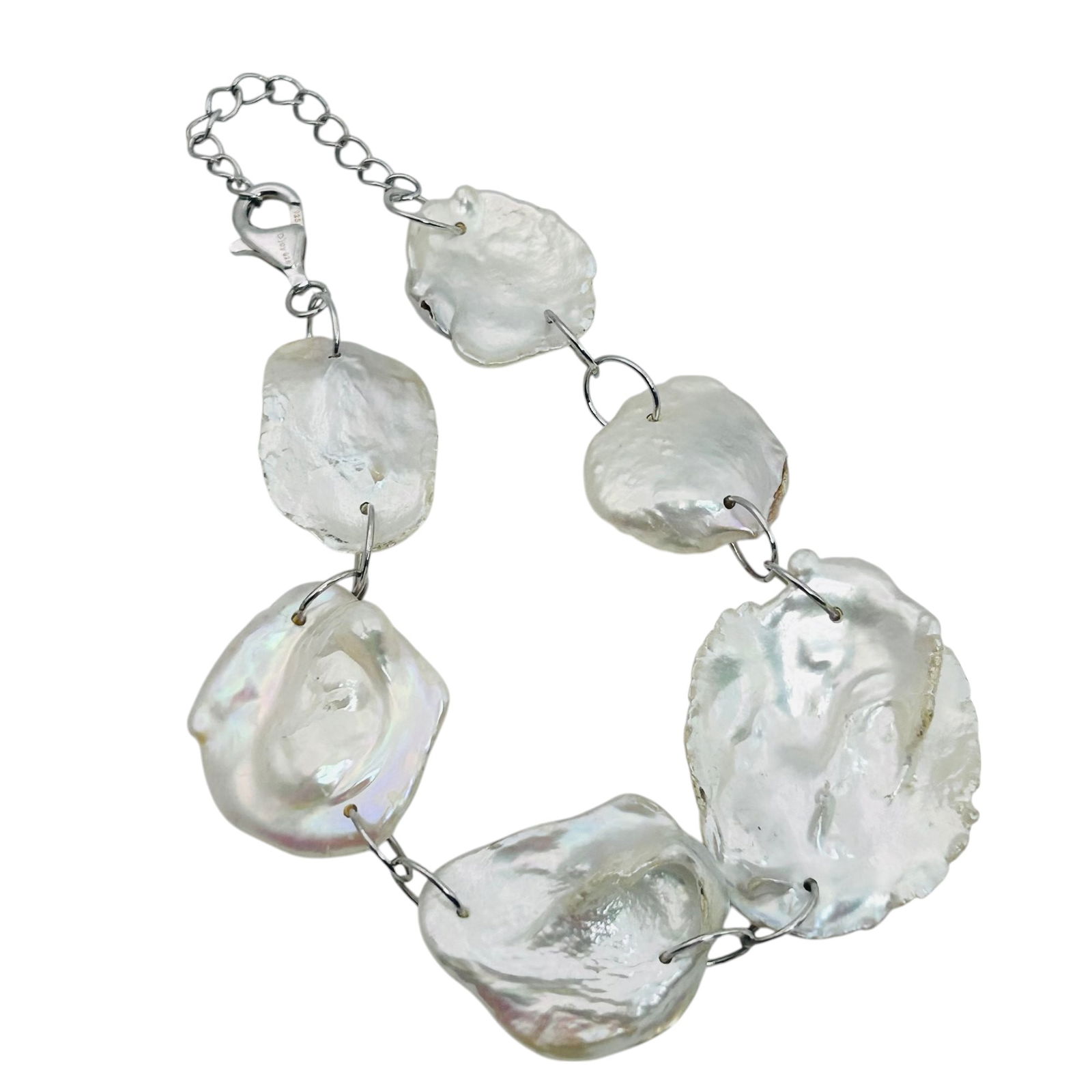 DJOY Baroque Pearl Sterling Bracelet 11.53 G (1 of 6)