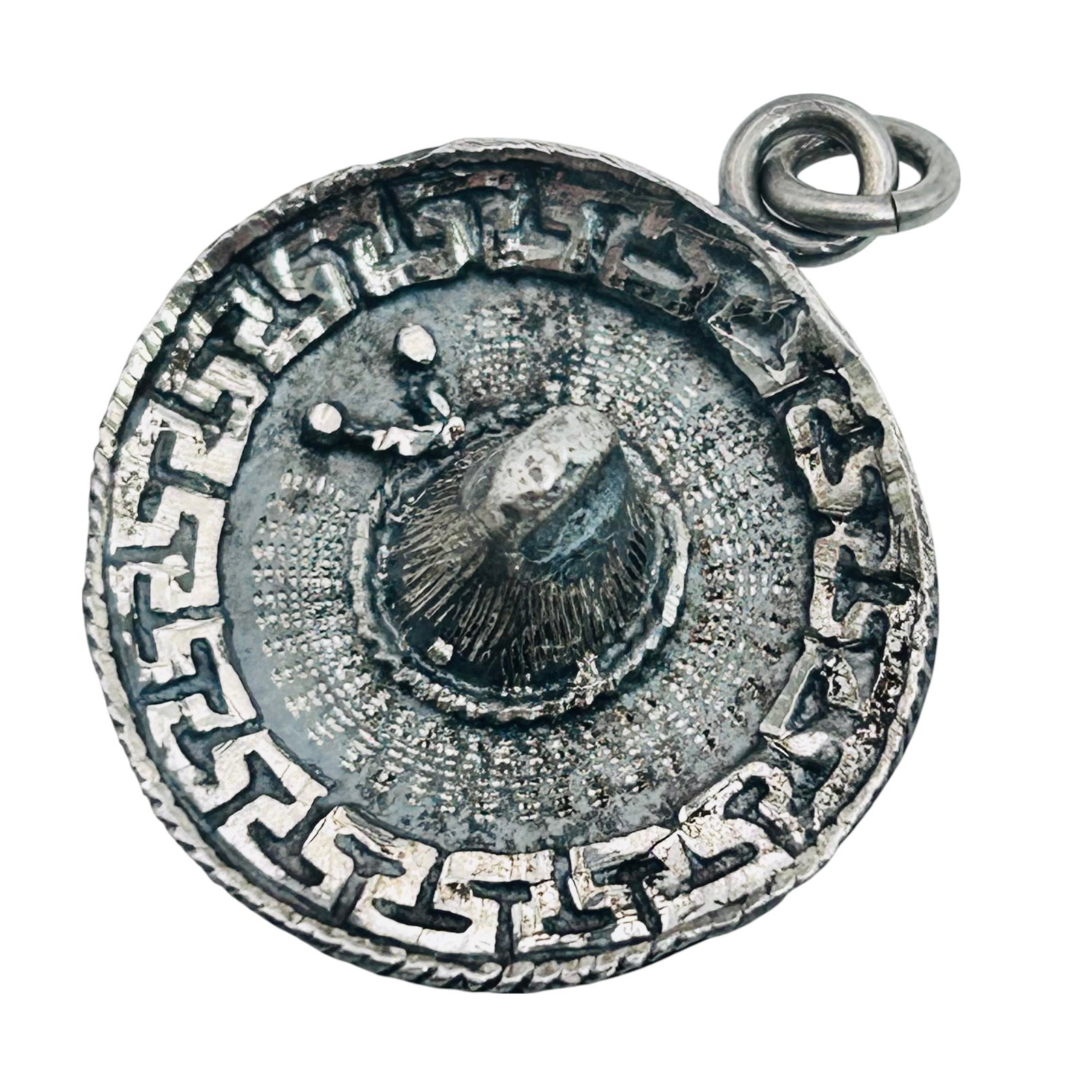 Southwest Sterling Hat Pendant 3.38 G: Southwest Sterling hat pendant 3.38 g