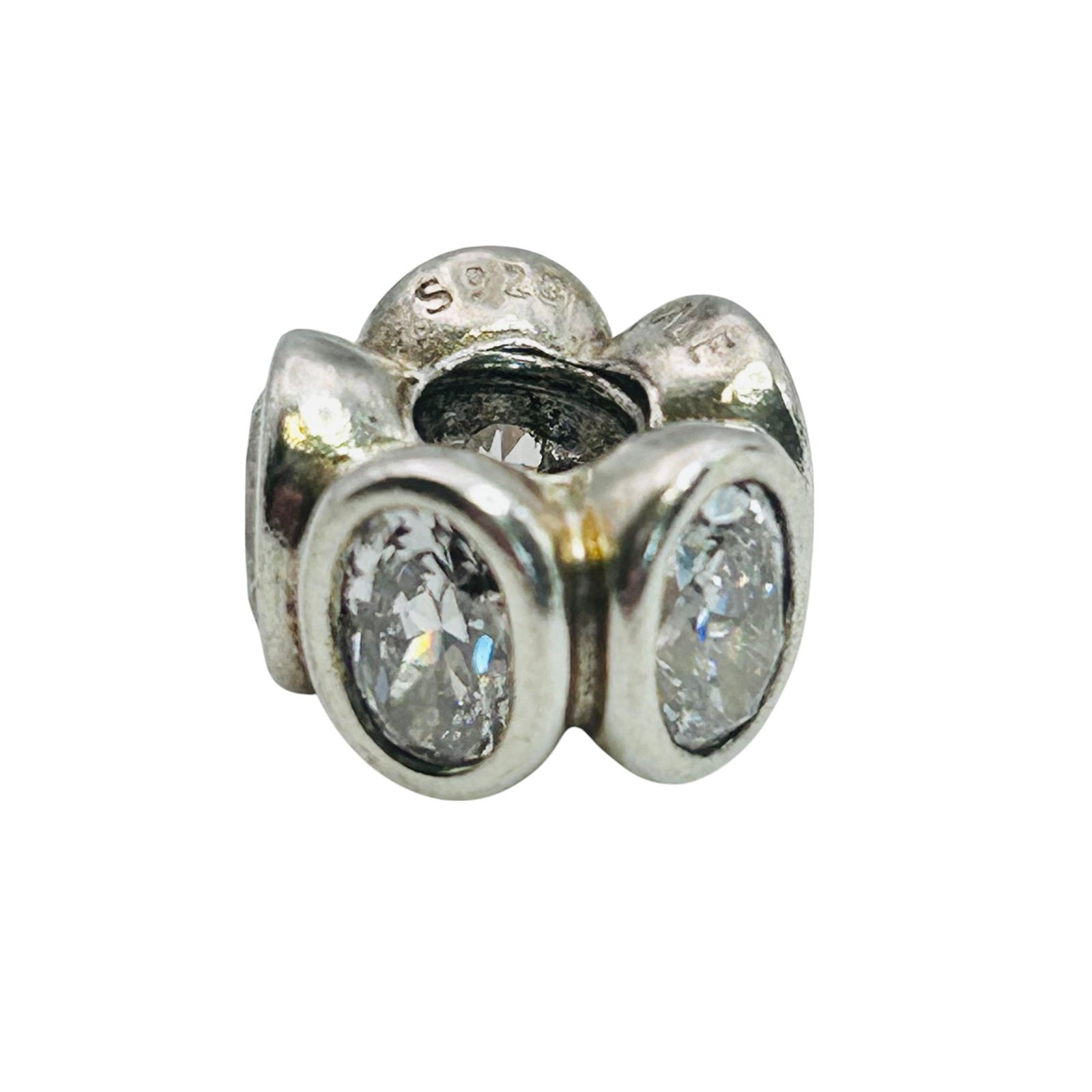 Pandora Sterling Rhinestone Charm 3.54 G (1 of 6)