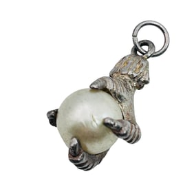 Sterling Eagle Claw Pendant 2.37 G