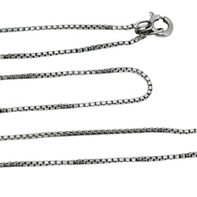 NC Sterling Box Chain Necklace 2.71 G