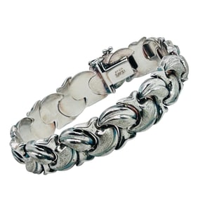 AK Turkey Sterling Linked Bracelet 19.51 G