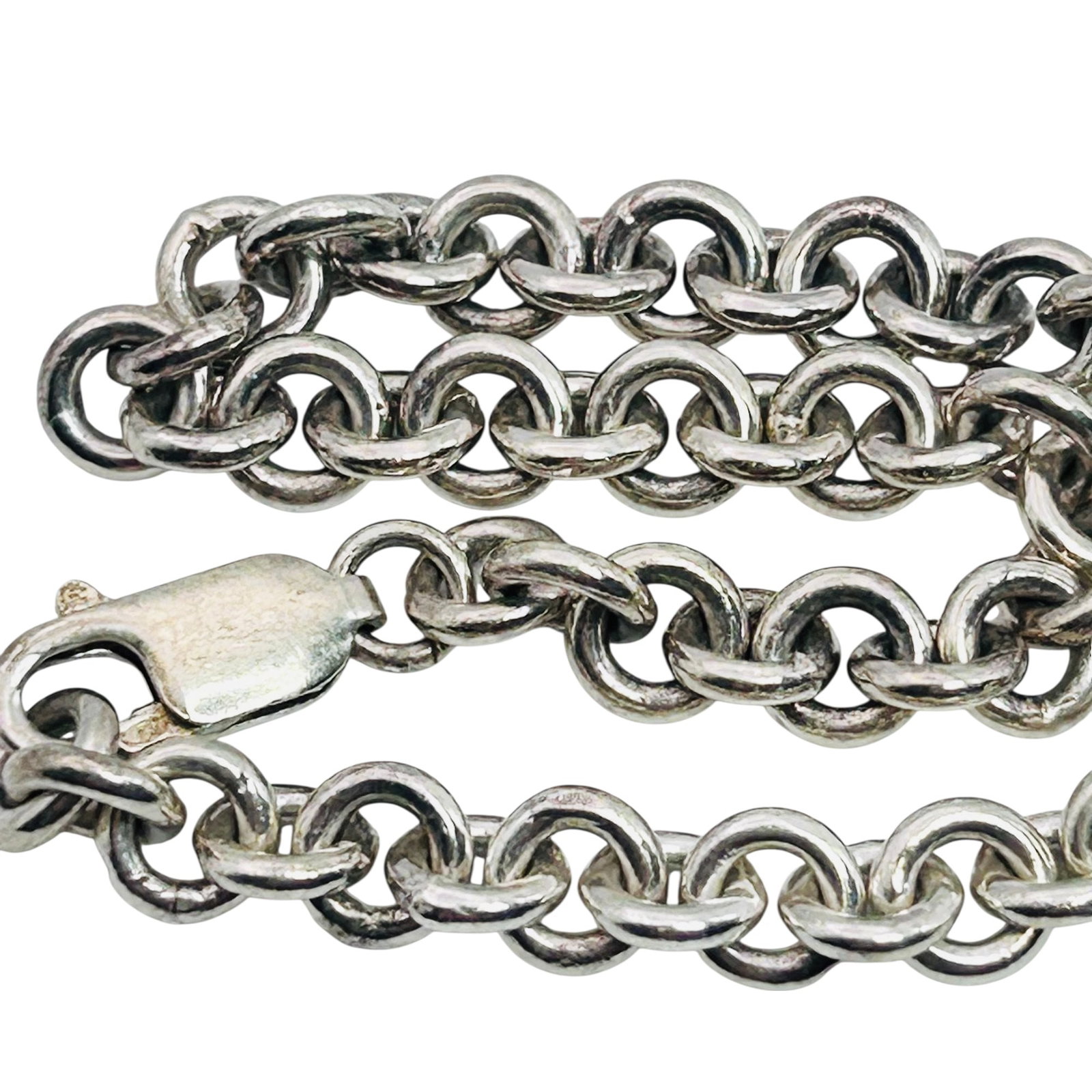 Sterling Cable Chain Bracelet 15.18 G: Sterling cable chain bracelet 15.18 g