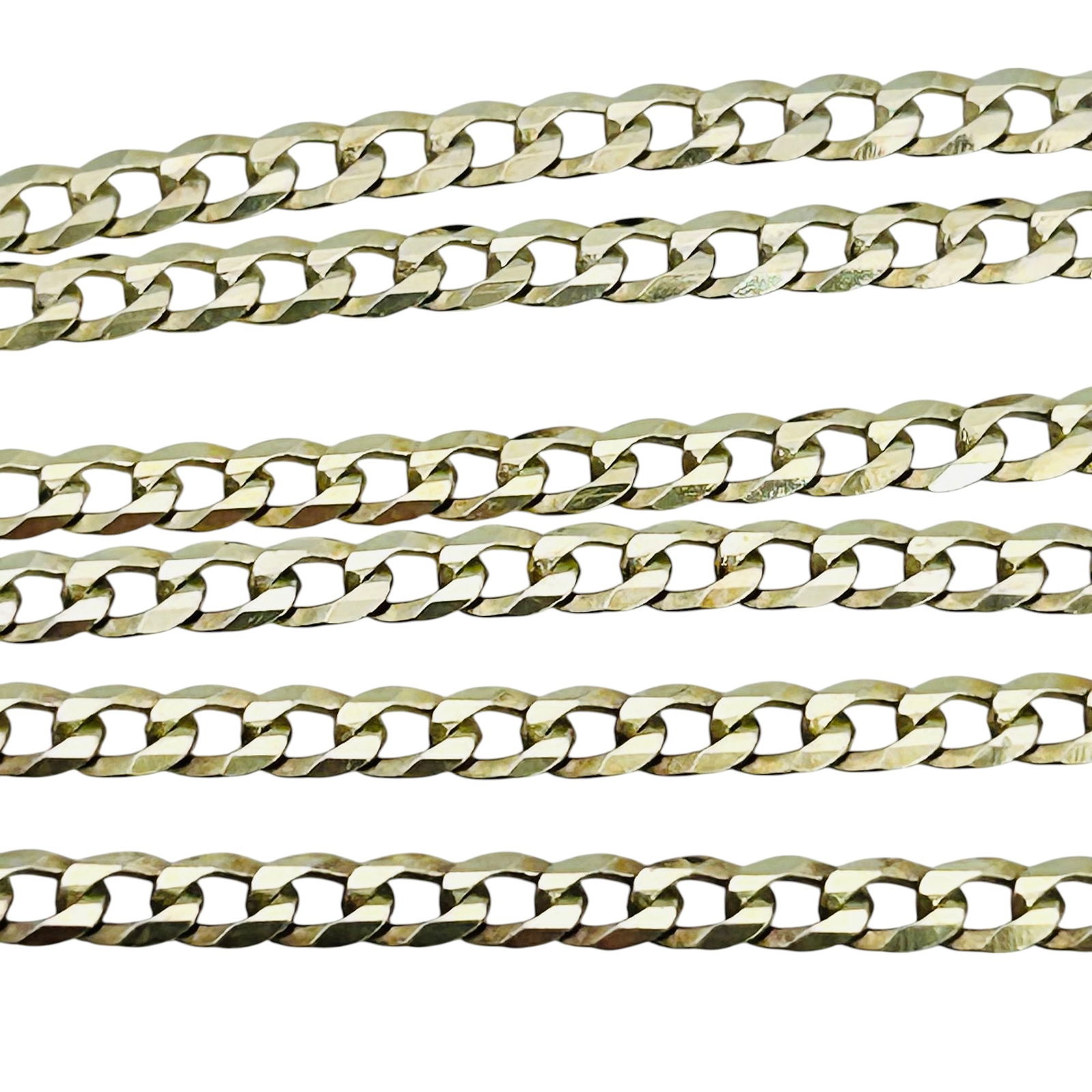 GM P. LUX Italy Sterling Curb Chain Necklace 5.13 G: GM P. LUX Italy Sterling curb chain necklace 5.13 g