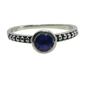 Amethyst Sterling Ring Size 7, 1.88 G