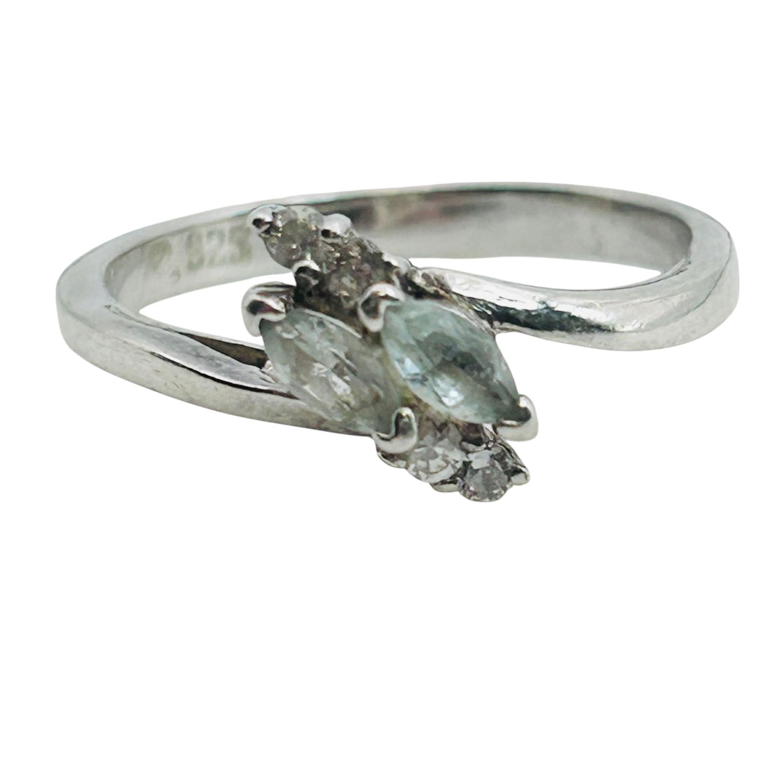 Avon Jadeite Sterling Ring Sz 7, 2.31g: Avon jadeite sterling ring sz 7 2.31g