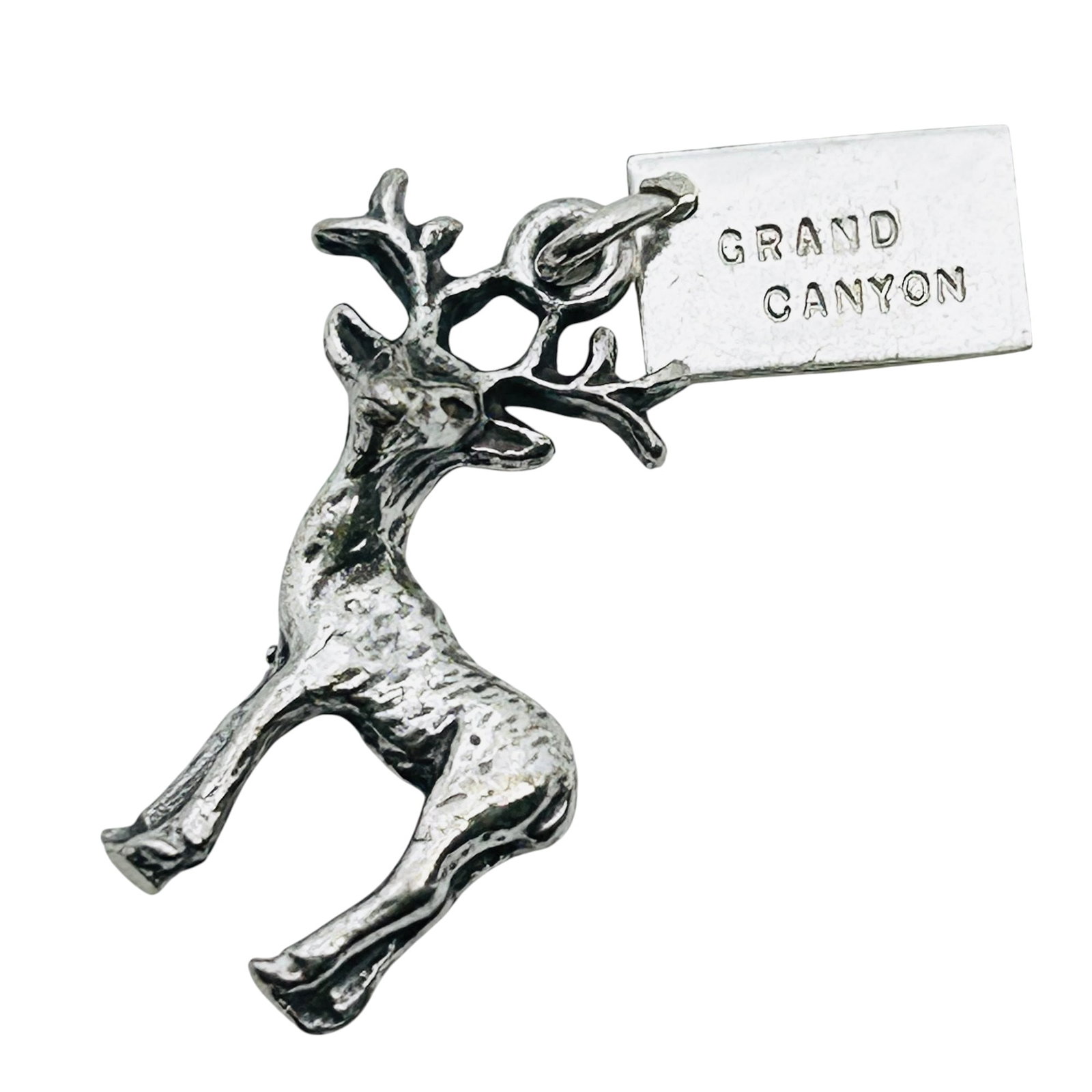 Bell Trading Post Sterling Deer Charm 2.45 G: Bell trading Post Sterling deer charm 2.45 g