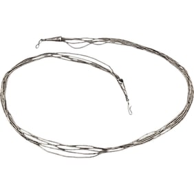Navajo Liquid Silver Sterling Silver Multi Strand Necklace 22.4 G