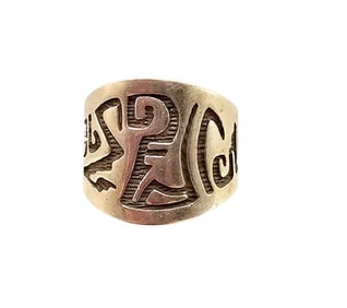 Old Carlisle Jewelry Albuquerque Carolyn Pollack Sterling Silver Ring Size 6.5 11.1 G