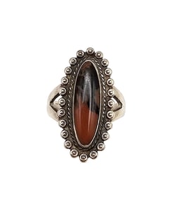 Southwestern Jasper Sterling Silver Ring Size 5.75 5.1 G